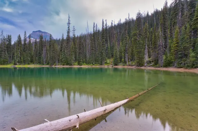 Hidden Lake 1, photograph by Micheal Lander