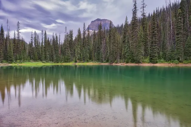 Hidden Lake 2, photograph by Micheal Lander