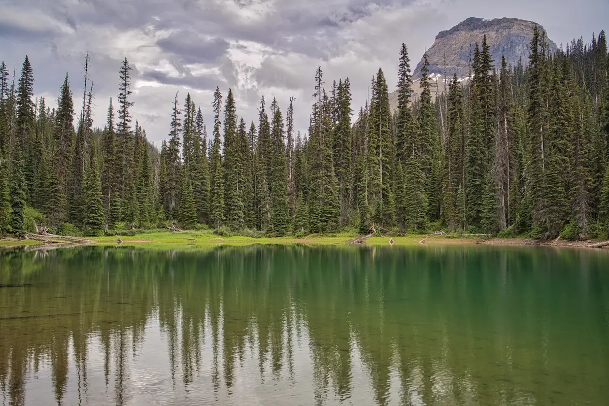 Hidden Lake 3, Rocky Mountains, British Columbia, photograph by Micheal Lander
