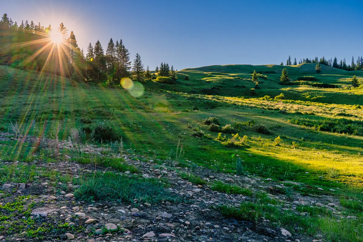 Over the Hill, Saskatchewan, photograph by Micheal Lander