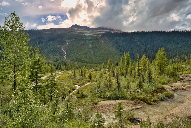 Takakkaw Side, photograph by Micheal Lander