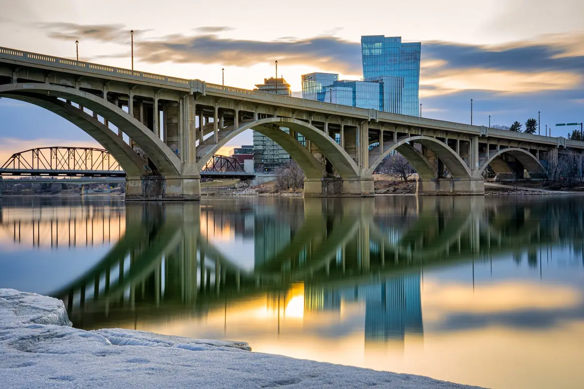 Under the Bridge pt. 2, Saskatchewan, photograph by Micheal Lander